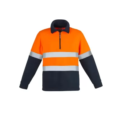 Unisex Hi Vis Polar Fleece Pullover - Hoop Taped