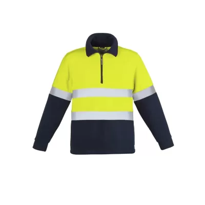 Unisex Hi Vis Polar Fleece Pullover - Hoop Taped