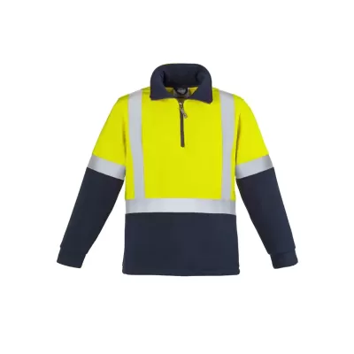 Unisex Hi Vis Polar Fleece Pullover - Shoulder Taped