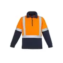 Unisex Hi Vis Polar Fleece Pullover - Shoulder Taped