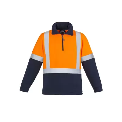 Unisex Hi Vis Polar Fleece Pullover - Shoulder Taped
