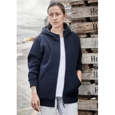 Unisex Zip Front Multi-Pocket Hoodie