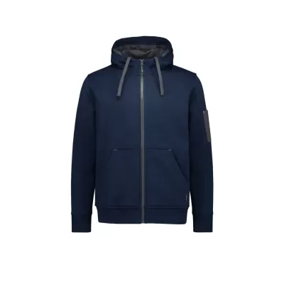 Unisex Zip Front Multi-Pocket Hoodie