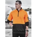 Unisex Hi Vis 1/2 Zip Pullover