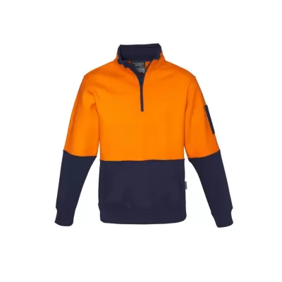 Unisex Hi Vis 1/2 Zip Pullover