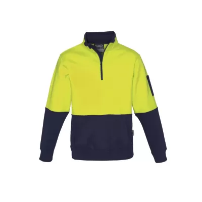 Unisex Hi Vis 1/2 Zip Pullover