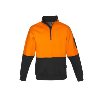 Unisex Hi Vis 1/2 Zip Pullover