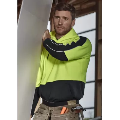Unisex Hi Vis Pullover Hoodie