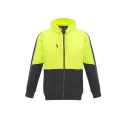 Unisex Hi Vis Full Zip Hoodie