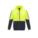 Unisex Hi Vis Full Zip Hoodie