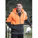 Unisex Hi Vis Full Zip Hoodie