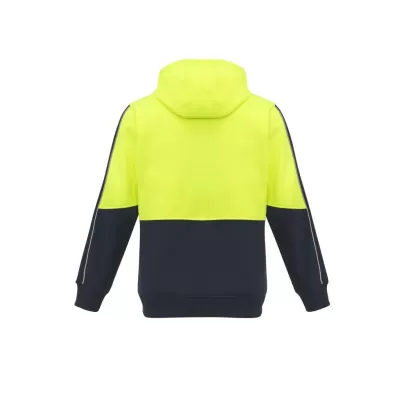 Unisex Hi Vis Full Zip Hoodie