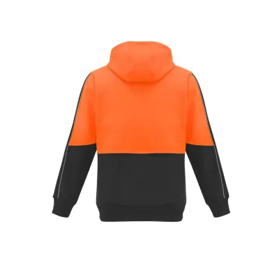 Unisex Hi Vis Full Zip Hoodie