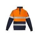 Unisex Hi Vis 1/4 Zip Pullover - Hoop Taped