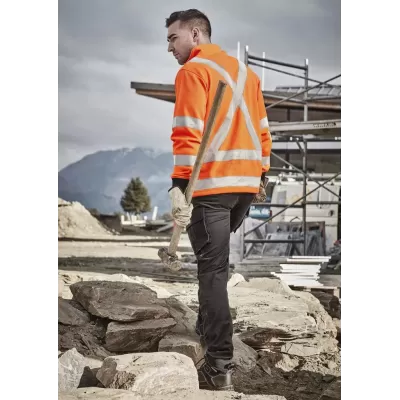 Unisex Hi Vis X Back Rail Jumper