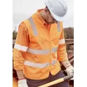 Unisex Hi Vis VIC Rail Zip Vest