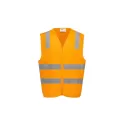 Unisex Hi Vis VIC Rail Zip Vest