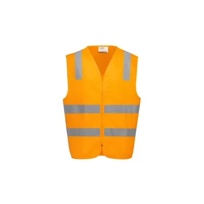 Unisex Hi Vis VIC Rail Zip Vest