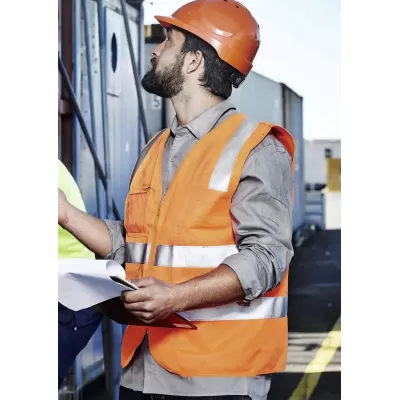 Unisex Hi Vis Zip Vest