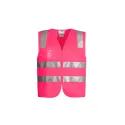 Unisex Hi Vis Zip Vest