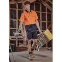 Mens Hi Vis Short Sleeve Shirt