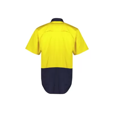Mens Hi Vis Short Sleeve Shirt