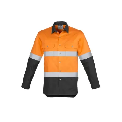 Mens Industrial Long Sleeve Shirt - Hoop Taped