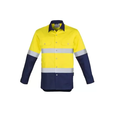 Mens Industrial Long Sleeve Shirt - Hoop Taped