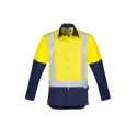 Mens Industrial Long Sleeve Shirt - Shoulder Taped