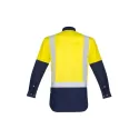 Mens Industrial Long Sleeve Shirt - Shoulder Taped