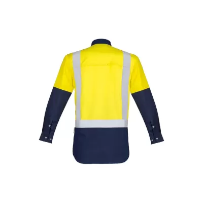 Mens Industrial Long Sleeve Shirt - Shoulder Taped