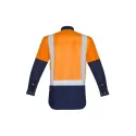 Mens Industrial Long Sleeve Shirt - Shoulder Taped