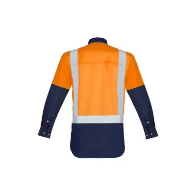 Mens Industrial Long Sleeve Shirt - Shoulder Taped