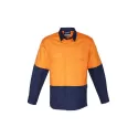 Mens Rugged Cooling Hi Vis Long Sleeve Shirt