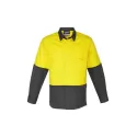 Mens Rugged Cooling Hi Vis Long Sleeve Shirt
