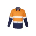 Mens Rugged Cooling Hi Vis Taped Long Sleeve Shirt