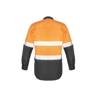 Mens Rugged Cooling Hi Vis Taped Long Sleeve Shirt
