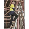Mens Rugged Cooling Hi Vis Segmented Tape Long Sleeve Shirt
