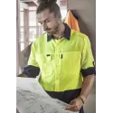 Mens Hi Vis Outdoor Long Sleeve Shirt