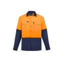 Mens Hi Vis Outdoor Long Sleeve Shirt
