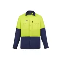 Mens Hi Vis Outdoor Long Sleeve Shirt