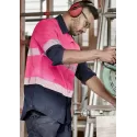 Mens Hi Vis Outdoor Segmented Tape Long Sleeve Shirt