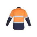 Mens Closed Front Long Sleeve Shirt - Hoop Taped