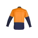 Mens Closed Front Long Sleeve Shirt