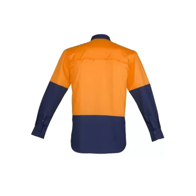 Mens Closed Front Long Sleeve Shirt