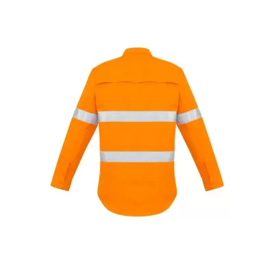 Mens Hi Vis Hoop Taped Long Sleeve Shirt