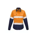 Womens Rugged Cooling Hi Vis Taped Long Sleeve Shirt