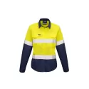Womens Rugged Cooling Hi Vis Taped Long Sleeve Shirt