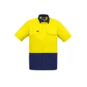 Mens Rugged Cooling Hi Vis Short Sleeve Shirt