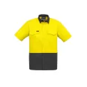 Mens Rugged Cooling Hi Vis Short Sleeve Shirt